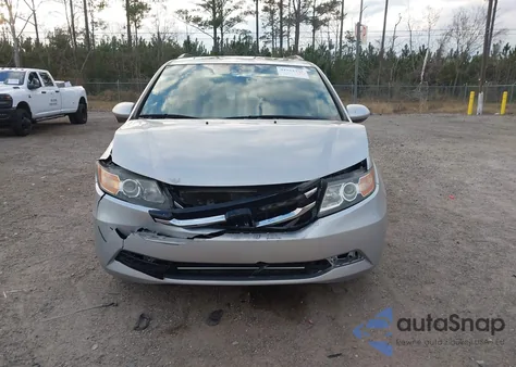 2014 Honda Odyssey Ex-L z USA, uszkodzony, nr VIN 5FNRL5H67EB129415